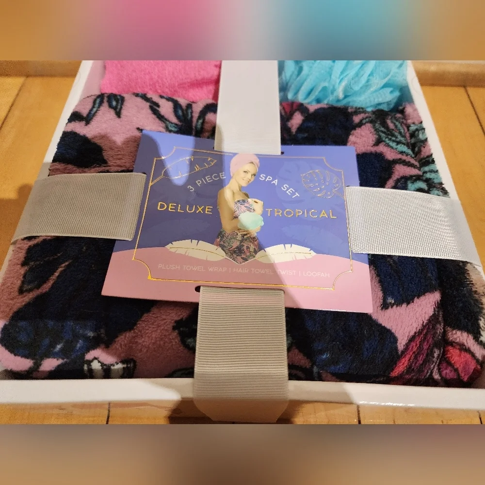 DELUXE TROPICAL 3 PIECES SPA SET